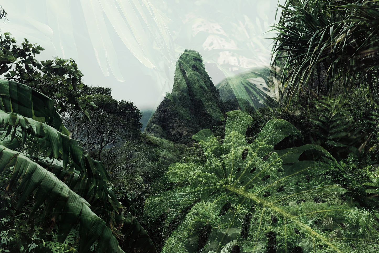 ʻĪao Valley (Double Exposure)